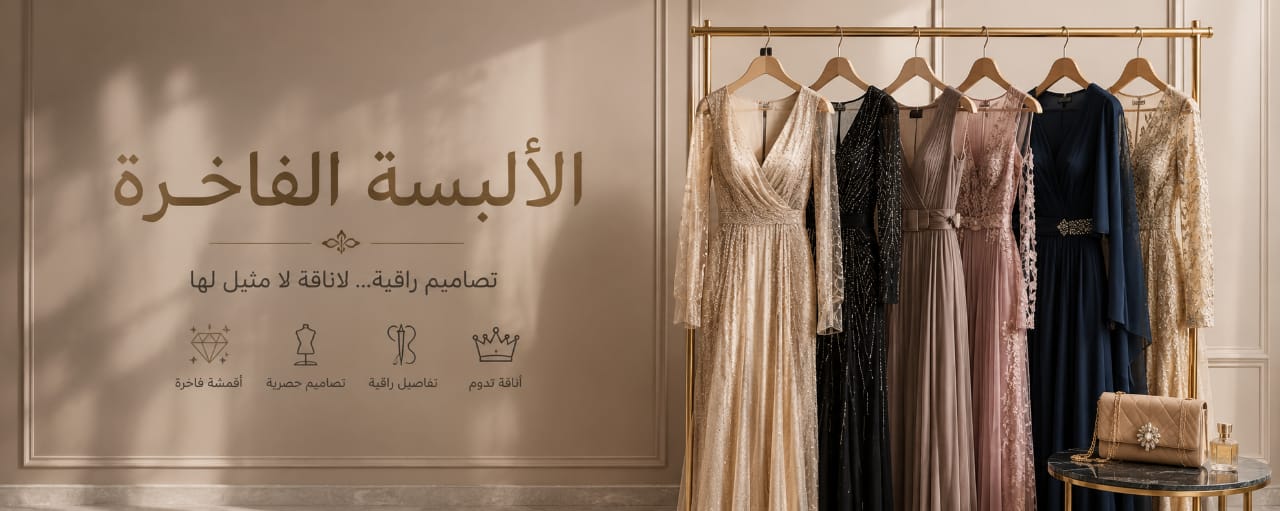 فساتين  من نوع فاخر