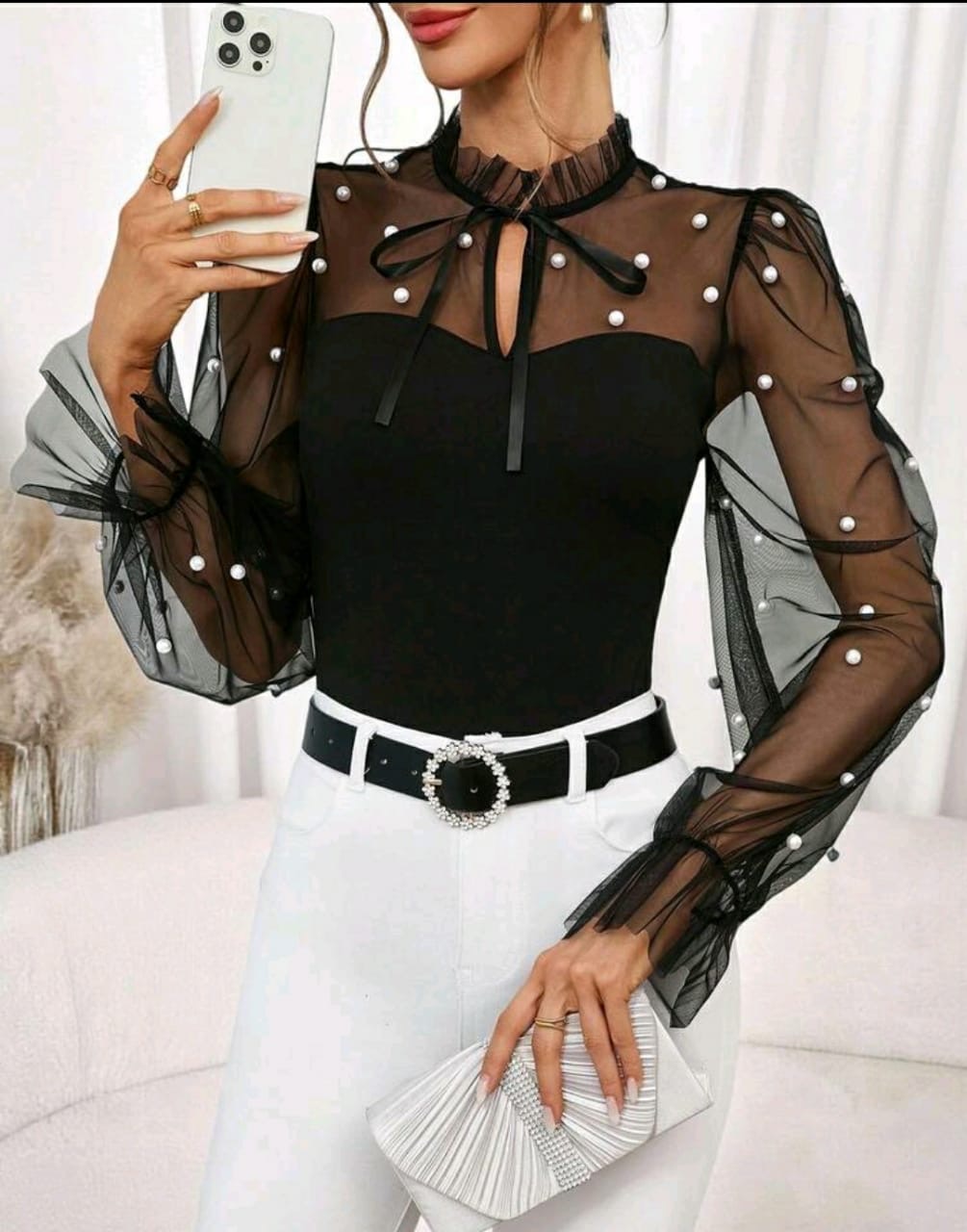 بلوزة نسائية صيفية